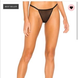 Cosabella black g string thongs